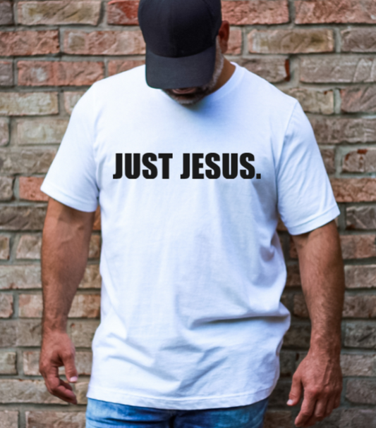 Just Jesus. - Softstyle Tshirt