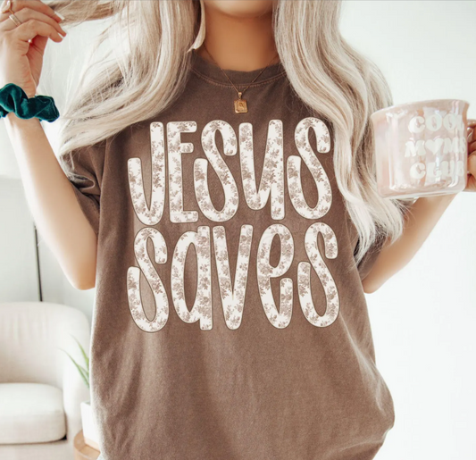 Jesus Saves- Comfort Colors